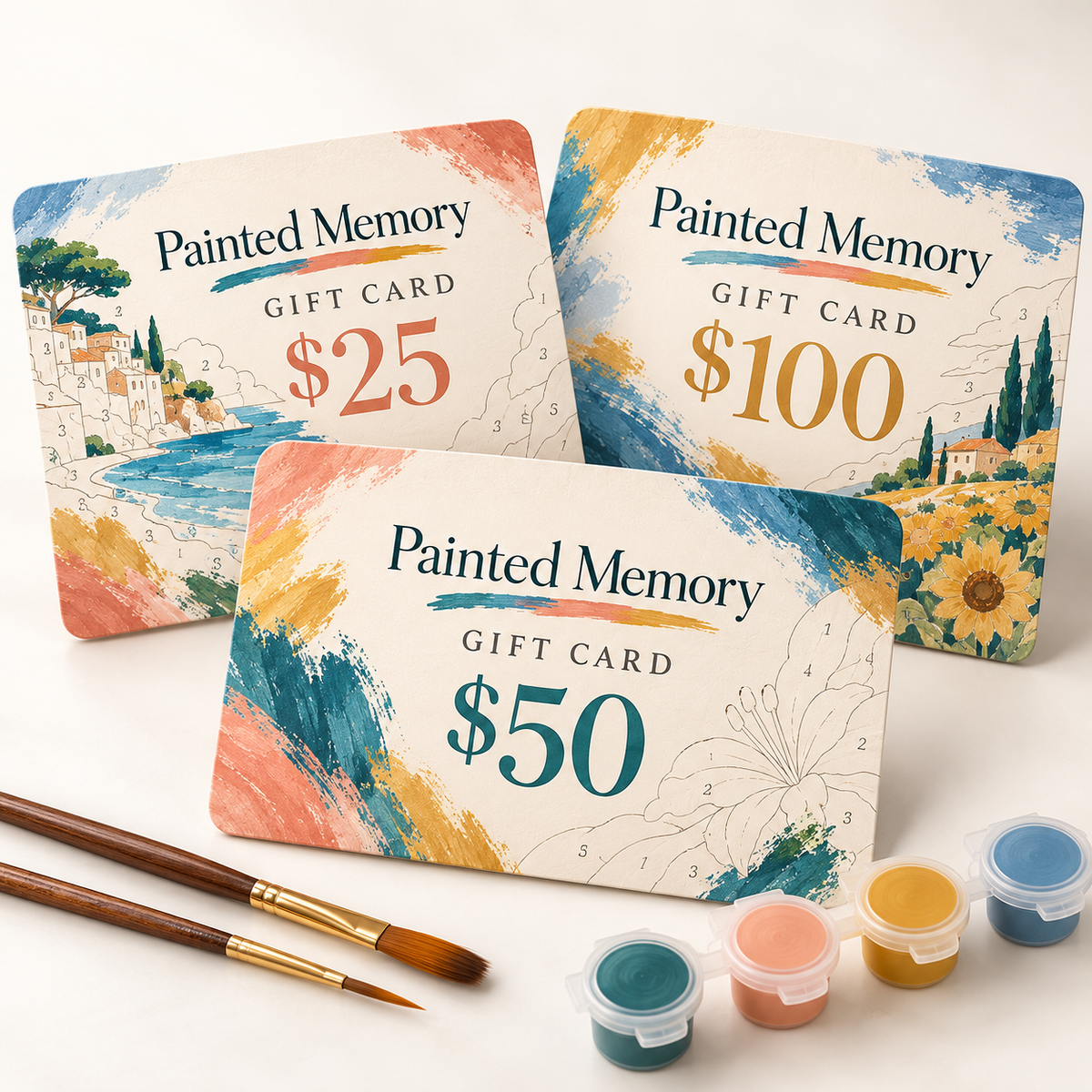 Painted Memory Gift Card – $25, $50 & $100